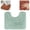 Mint Green, variant on Toilet Rugs U-Shaped Soft Absorbent Microfiber Bathroom Rugs Non Slip Fluffy Contour Bath Mats for Toilet Base Bathroom Floor