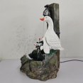 thumbnail image 2 of AMERTEER Statue d'Animal en Résine pour Jardin Interface USB Décoration de Cour (Écureuil), 2 of 10