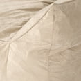 thumbnail image 5 of Noble House Velie Velvet Bean Bag Chair, Taupe, 5 of 8