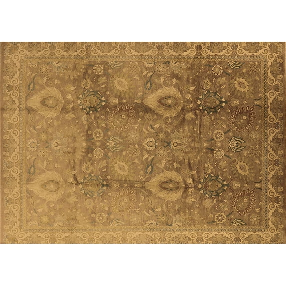 Ahgly Company Indoor Rectangle Oriental Brown Traditional Area Rugs, 4' x 6'