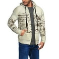 thumbnail image 2 of Goofa Wild West Desert With Cowboys Pattern Mens Full-zip Hoodie, Zip-up Pullover Hooded Sweatshirt, Kangaroo Pocket Hoodie Ideal for Daily Wear, Travel, and Home-Small, 2 of 5