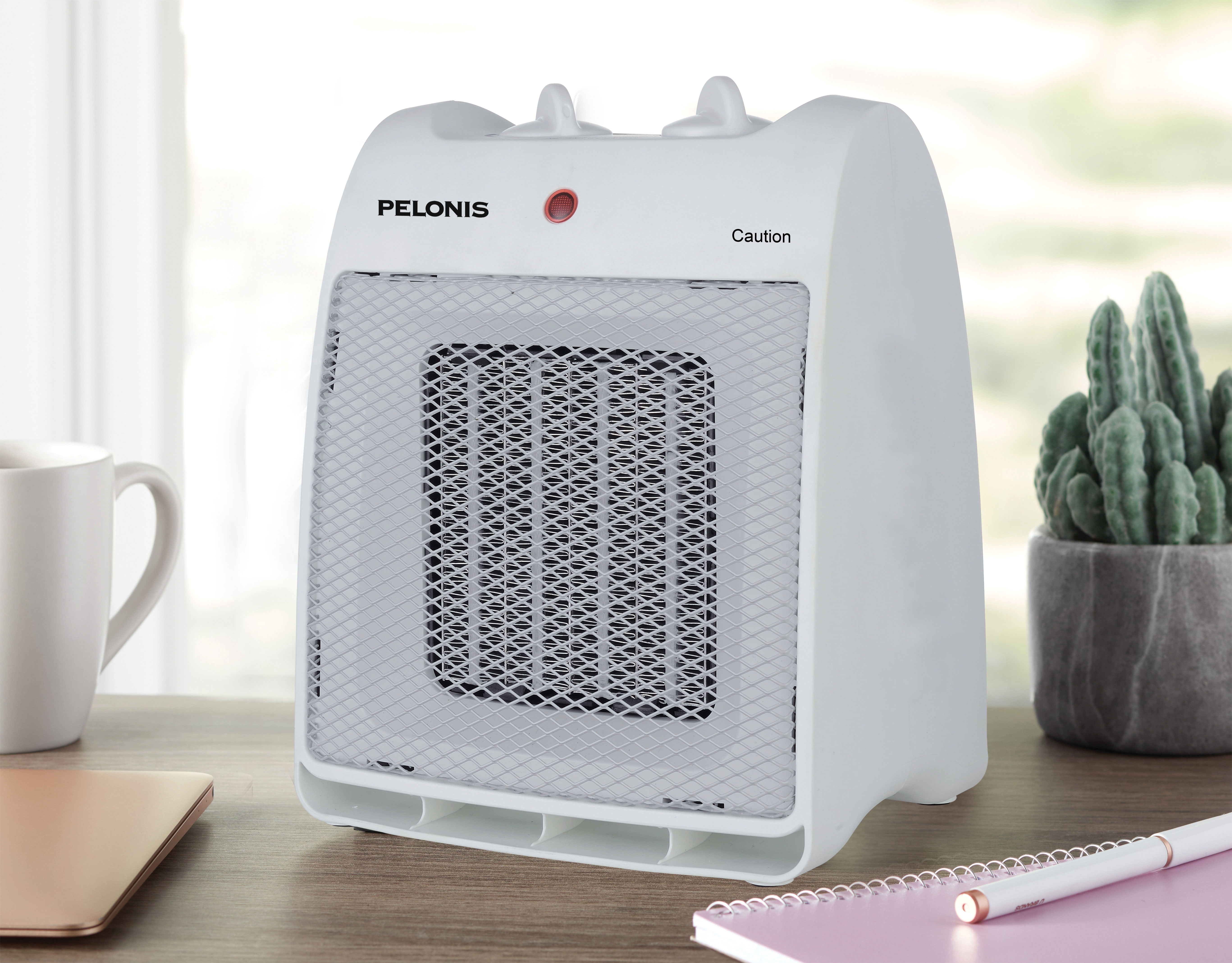 Pelonis Portable Ceramic Heater, White, #NT20-12D - Walmart.com