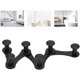 thumbnail image 4 of Perchero expandible de metal Brillar perchero de pared plegable decorativo, 4 of 4