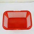 thumbnail image 3 of EeaseMX 8 cestas de plástico para frutas con doble asa, cestas de almacenamiento para el hogar, color rojo, 3 of 8