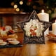 thumbnail image 4 of Muñeco de nieve navideño iluminado con batería, incluye luces LED transparentes, farol colgante para árbol de Navidad, accesorios novedosos, luz para fiesta de Navidad, decoración del hogar, 50 ml, 4 of 6