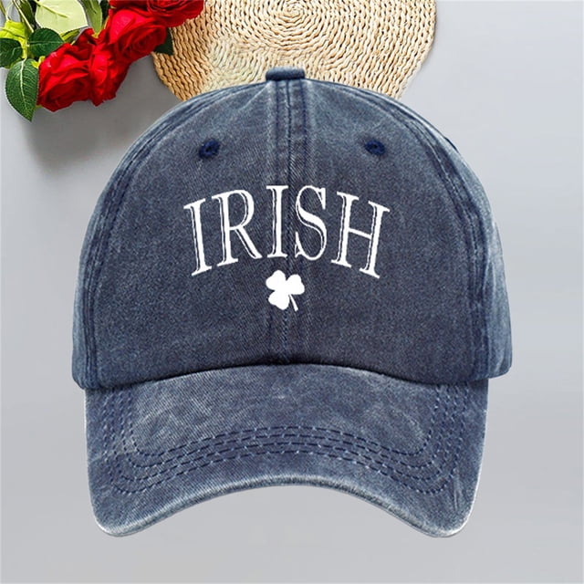 Visors Casquette de Baseball Vintage St. Pat en Coton Lavé
