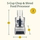 thumbnail image 3 of Procesador de alimentos Cuisinart Chop & Shred de 5 tazas con cable de almacenamiento, 3 of 3