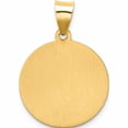 thumbnail image 4 of 14K Yellow Gold Hollow Polished/Satin Round St. Augustine Medal (26 X 19) Made In United States -Jewelry By Sweet Pea, 4 of 7