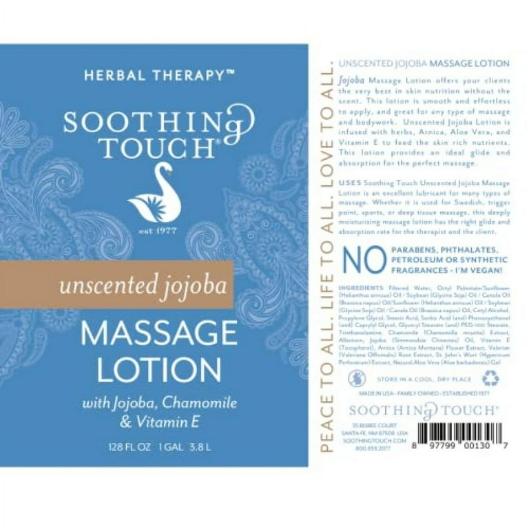 Jojoba Unscented Lotion, 1 Gallon Jojoba Unscented Lotion, 1 Gallon