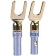 thumbnail image 5 of UCEC Y Plug 45 Degree Screw Spade Connector for Speaker Wire DIY - Pack of 8, 5 of 7