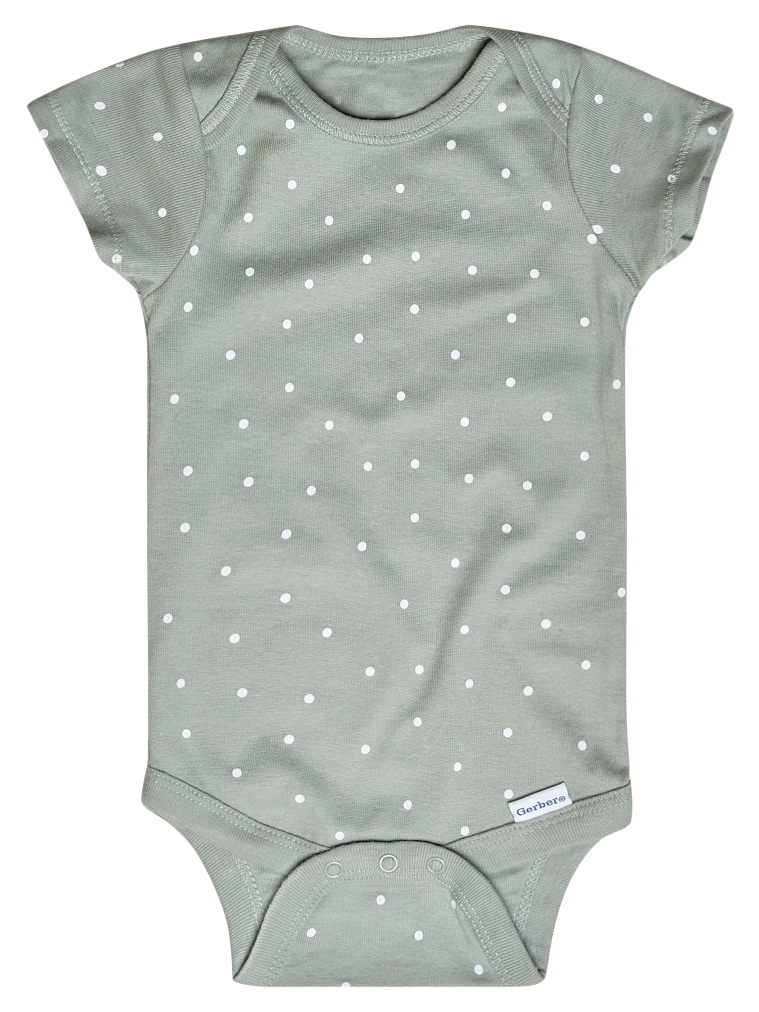 Gerber Gender Neutral Short Sleeve Onesies, 6-Pack, Sizes Newborn - 18 Months