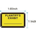 thumbnail image 3 of Legal Yellow Plaintiff's Exhibit Stickers 1.65 X 1 Inches - Fluorescent Yellow Color-Coded Exhibit Labels 300 Stickers Per Pack(PLAINTIFF'S Exhibit), 3 of 6