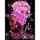 thumbnail image 1 of Cuadros Decorativos 5D DIY Diamond Painting Kits Mujer Africana Full Round Drill Wall Decor Art Sywqhk Nuevos Originales, 1 of 9