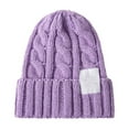 thumbnail image 5 of LEKODE Womens Beanies for Winter Hats for Women Brimless Hat Women's Winter Hats Cap for Women Mens Beanie Lightweight Beanie for Men Purple One Size, 5 of 5