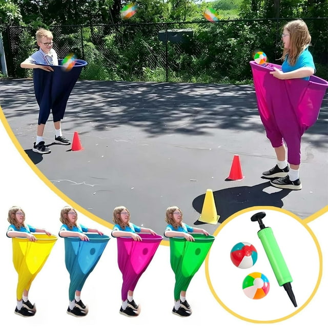 Entertaining Outdoor Yard Game With Colorful Tossing Equipment: A Fun Activity For Backyard Gatherings And Parties