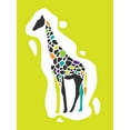 thumbnail image 2 of Rodriquez Jr, Enrique 15x18 White Modern Wood Framed Museum Art Print Titled - Fun Giraffe, 2 of 4