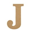 thumbnail image 1 of Plaid Unfinished Wood 5" Letter, J, 1 of 7