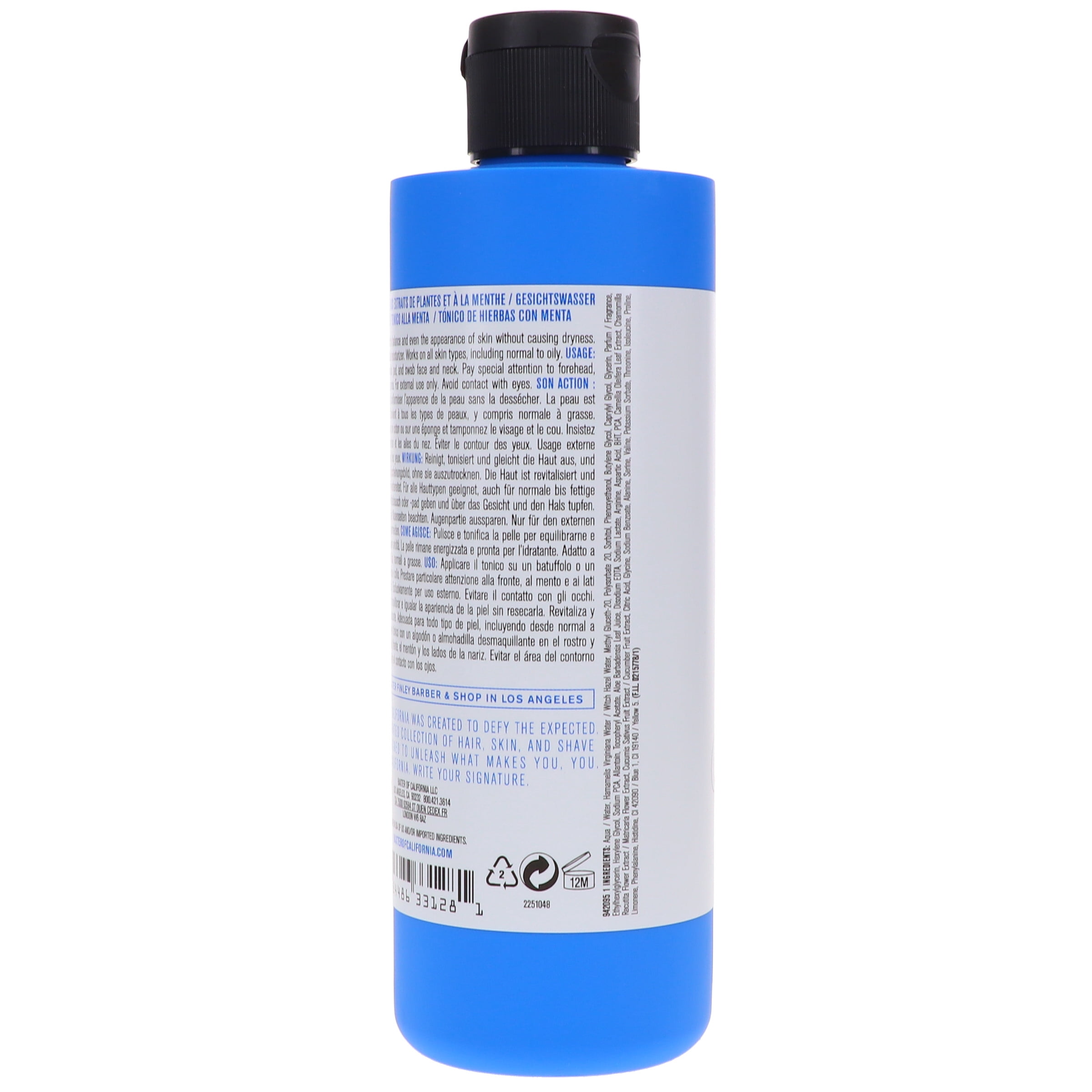Baxter of California Herbal Mint Toner 8 oz