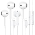 thumbnail image 1 of Auriculares con certificación Apple MFi con micrófono para iPhone (paquete de 2), 1 of 9
