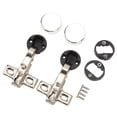 thumbnail image 1 of 50 Soft Close Hinges for Kitchen Cabinets Hidden Self Closing Cabinet Hinges, 3 Way Adjustability, Cold Rolled Steel Plate, 1 of 8