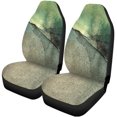 thumbnail image 2 of RYLABLUE Set of 2 Car Seat Covers Blue Color Old Green Watercolor Colorful Water Abstract Artistic Universal Auto Front Seats Protector Fits for Car,SUV Sedan,Truck, 2 of 5