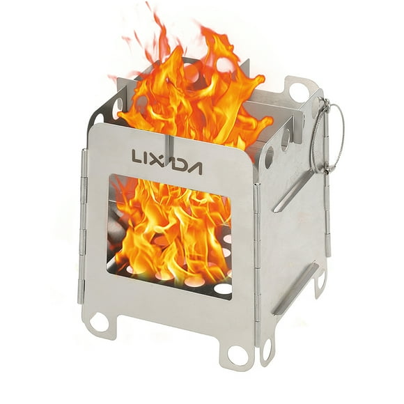 Outdoor Stove,Pocket Stove Outdoor Stove Pocket Stove Wood Stove Portable Stainless Steel Stove Outdoor Picnic Steel Tiny Stove Firewood