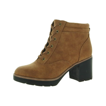 

Naturalizer Womens Madalynn 3 Faux Leather Pebbled Ankle Boots