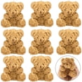 thumbnail image 3 of 12/24 piezas Mini osos de peluche de 4 pulgadas Pequeño oso de peluche Juguetes de animales Pequeño oso peludo Muñeco de peluche de oso suave para cumpleaños de Navidad, 3 of 5
