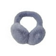 thumbnail image 4 of Unisex Faux Fur Ear Muffs, Foldable Winter Ear Warmers, Soft Plush Ear Covers, Cold Weather Ear Protection, Adjustable Headband Earmuffs, Outdoor Sports Ear Warmers - Grey, 4 of 4