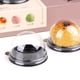 thumbnail image 4 of Juego de 50 Mini cajas para pasteles de plástico transparente, soportes redondos para cupcakes, caja de embalaje para pastel de Luna, contenedor, caja de embalaje para hornear, 4 of 6