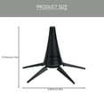 thumbnail image 3 of ABS Iron Clarinet Oboe Holder Wind Instrument Five-legged Holder Portable Stand, 3 of 8