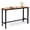 Brown-55'', variant on Crestlive Products Outdoor Bar Table, 43'' Height Pub Table with Metal Frame & Slatted Tabletop, 165 LBS Capacity, Weather Resistant Patio Bar Height Table for Backyard, Poolside, Balcony (Brown)