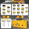 thumbnail image 2 of Yetoking Replacement for Dewalt Battery Charger Station DCB104 12V-20V Battery, 2 of 7