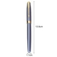 thumbnail image 2 of vnanda High-quality Metal Pen Signature Pen Comfortable Grip Metal Business Pen Smooth Writing Durable Elegant Pen for Office Home Long-lasting Pen, 2 of 8