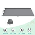 thumbnail image 4 of Alfombrilla de silicona impermeable para gatos Jacooxi, 70 x 55 cm, color gris, 4 of 7