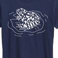 thumbnail image 3 of Instant Message - Frog On Lily Pad - Women's Short Sleeve Graphic T-Shirt, 3 of 6