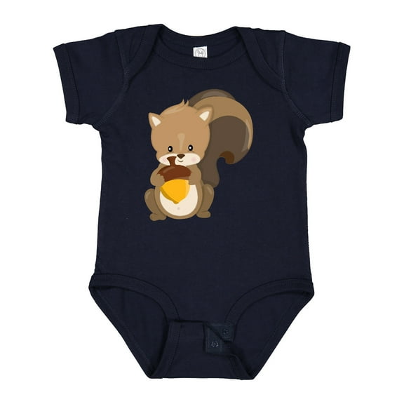 Inktastic Cute Woodland Animal Squirrel Boys or Girls Baby Bodysuit
