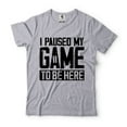 thumbnail image 5 of Mens I Paused My Game To Be Here Shirt Funny Gaming Joke Shirt Humor Tees Gamer Shirt Adult Gifts (3X-Large Navy Blue), 5 of 6