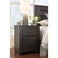 thumbnail image 3 of Signature Design by Ashley Brinxton Table de Nuit, Noir, 3 of 5