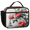 Beige, variant on Jiaoprinted Paris Eiffel Tower Lunch Bag for Men Women, Pink Roses Insulated Cooler Lunchbox with Buckle Handle for Picnic Travel
