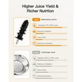 thumbnail image 4 of Boly uicer Machine with 2 Speed Modes & Reverse Function, BPA-Free Cold Press Juicer with Quiet Motor, 4 of 6
