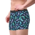 thumbnail image 2 of Pofeuu Green Christmas Print Socks Print Men’s Boxer Briefs, Moisture-Wicking Underwear, Regular,Trunk-X-Large, 2 of 5