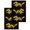 Yellow, variant on Dragon Flames Kitchen Dish Towels for Drying Dishes Set of 3, Green Dragons Abstract Modern Art Waffle Weave Microfiber Hand Tea Bathroom Towels Quick Dry & Absorbent Towel 12x12