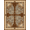 Brown Multi, Pattern 8, variant on ODIKA 8'x10' Washable Area Rug Non-Slip Chair-Friendly Mat Spotted Mosaic Tonal Patchwork Blocks Brindle Bold Cow Print Refined Structured for Dining Room, Large Office, Lounge