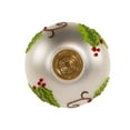 thumbnail image 6 of Kurt Adler 12-Inch Glass Holly and Cardinal Tree Topper, 6 of 8