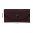 thumbnail image 2 of Raindrops Brown Slim Cash Envelope Wallet with Compact Design and Secure Snap Closure for Organized Storage, 2 of 8