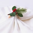 thumbnail image 4 of Juego de Servilleteros Navideños Servilletero Navideño Decoración de Mesa para Cenas Navideñas D, 4 of 5