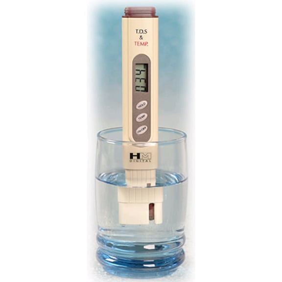 hm digital tds-4tm meter with digital thermometer