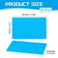 thumbnail image 2 of 20 Pack Blank Cards, Inkjet Plastic ID Card Printable Business Cards, Waterproof Double Sided Printing Blue, 2 of 7