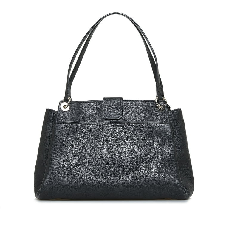 Louis Vuitton - Authenticated Handbag - Leather Black Plain for Women, Good Condition